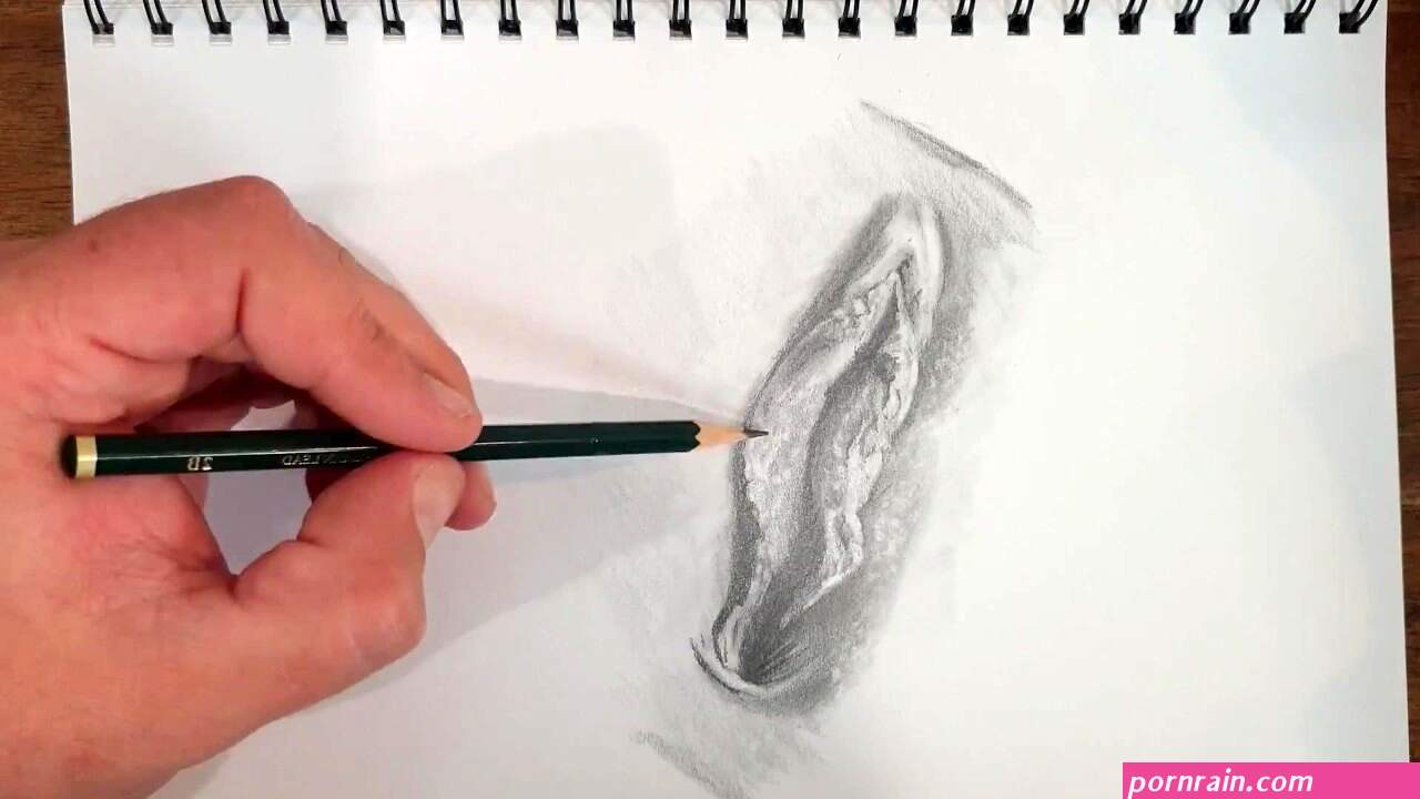 Drawing a Sexy Vagina. Porn Art Video Number 1