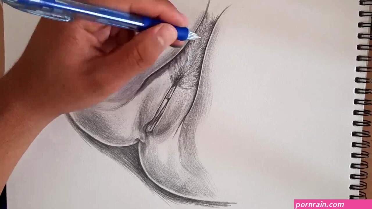 Watch her Big Natural Cute Girl Picks up Hidden Finger Drawing