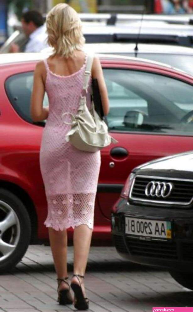 Visible Panty Line Vpl Dresses Fashion See Through Dress 448