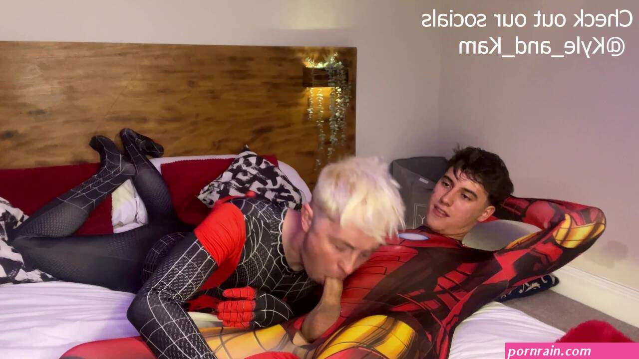 Cute Cosplay Spiderman Gets Fucked by Iron Mans Big Dick