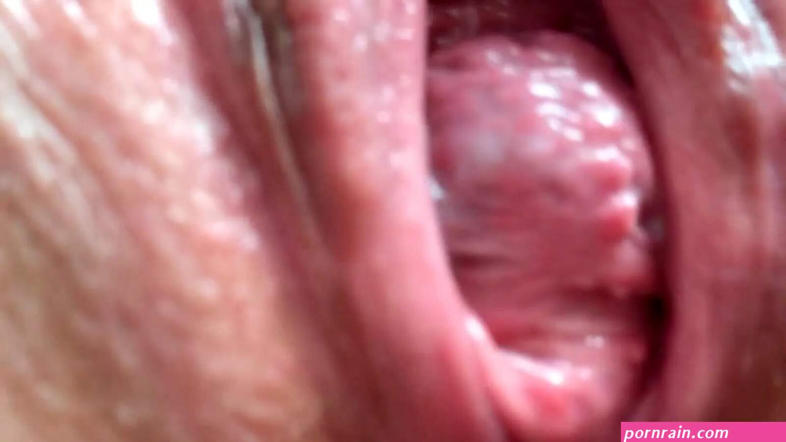 Her swollen creamy cunt is delicious. Eating a puffy aroused pussy. Extreme close-up. watch online