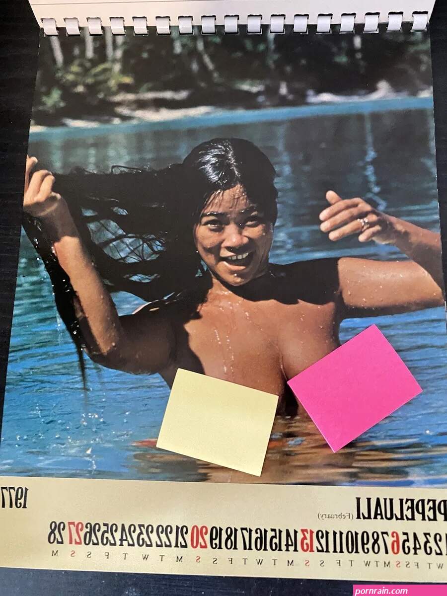 Girls of Polynesia 1977 Nude Calendar Vintage Wall Calendar Pacific Mercantile