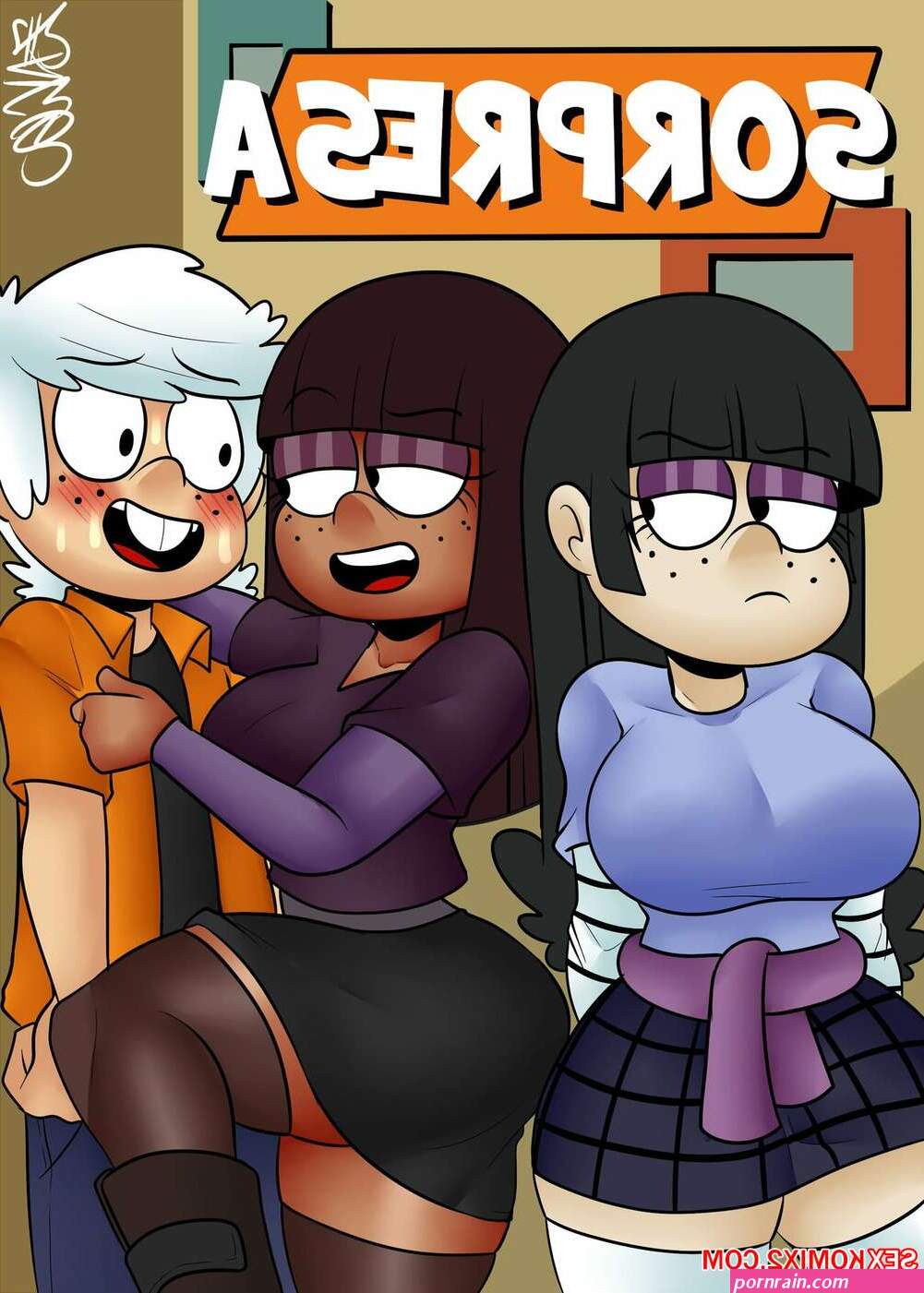 Porn comic Surprise. The Loud House. Zaicomaster14 Erotic comic bathroom and she