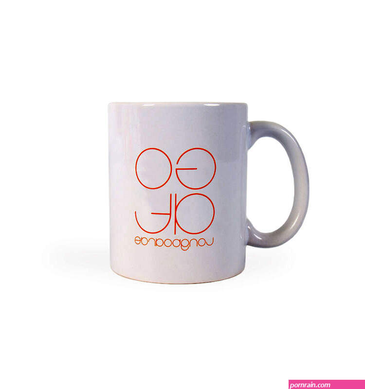 Goat round logo mug