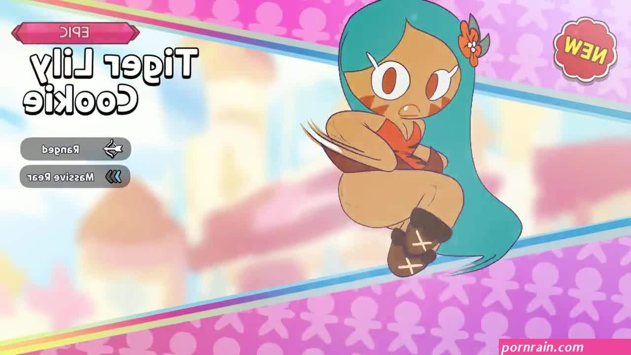 Cookie Run Tiger Lily Cookie Anus Animated