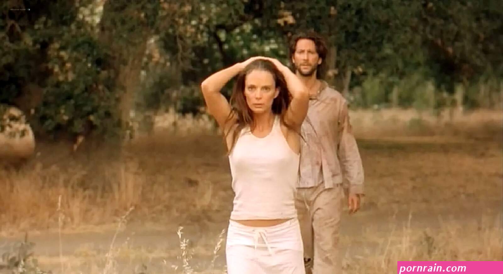 Gabrielle Anwar nude side boob and sex