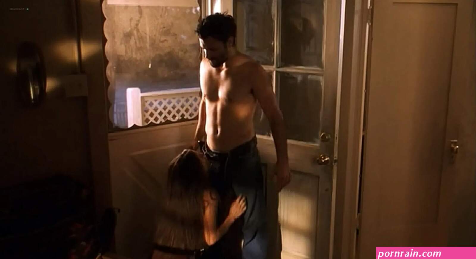 Gabrielle Anwar nude side boob and sex