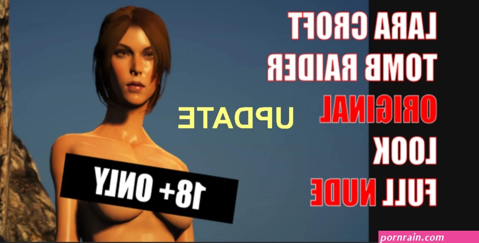 Lara Croft Tomb Raider Original Full Nude 18 update clothes hair physics