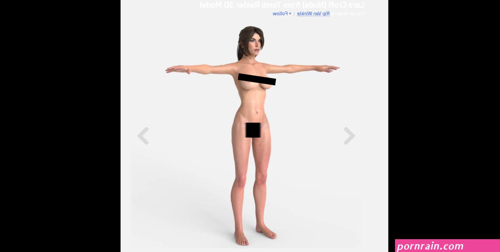 Lara Croft Tomb Raider Original Full Nude 18 update clothes hair physics