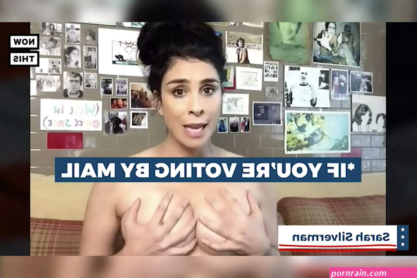 Sarah Silverman and other celebs get naked for voting PSA