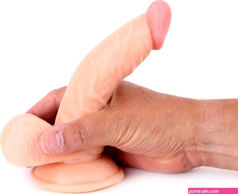 Cox Curved Dildo 2 Flesh Suction Cup 16 x 4 cm
