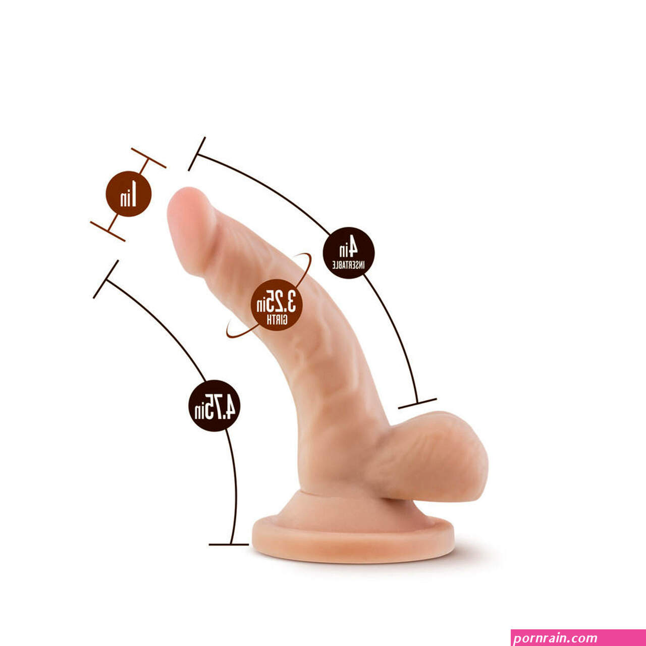 Dr. Skin 4 Inch Mini Dildo