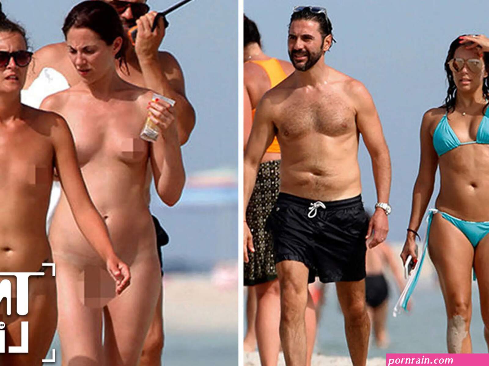 Eva Longoria on a Nude Beach! TMZ Live