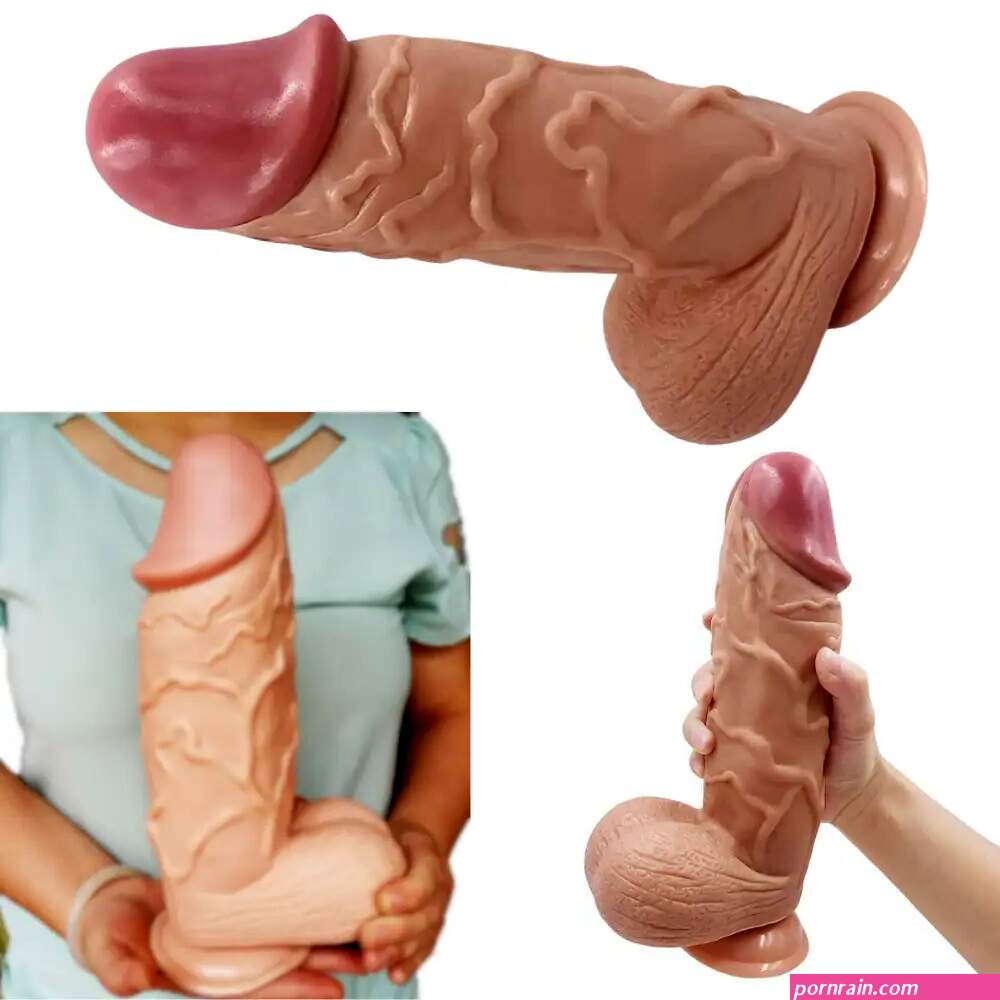 Big Huge Dildo Sex Toy Mr Girthy Thick XL Size Realistic Suction Cup 9 Inch