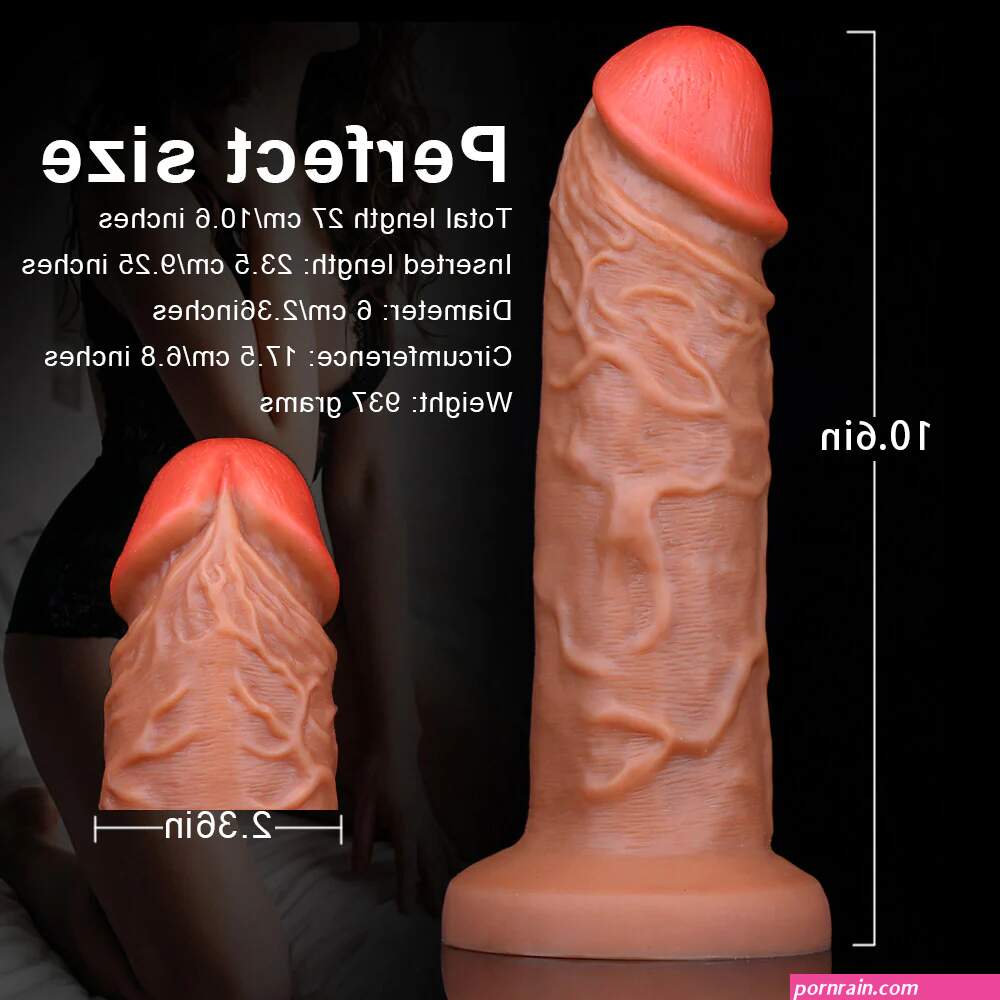 QJ16 Magic Pillar 10 Extra Girthy Ultra Soft Suction Cup Dildo
