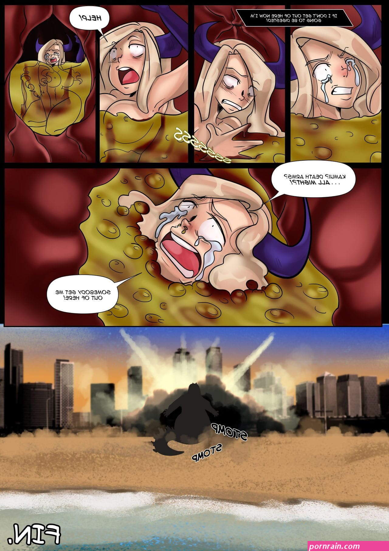 Nyte- Mt. Lady vs Godzilla at Sex Comics