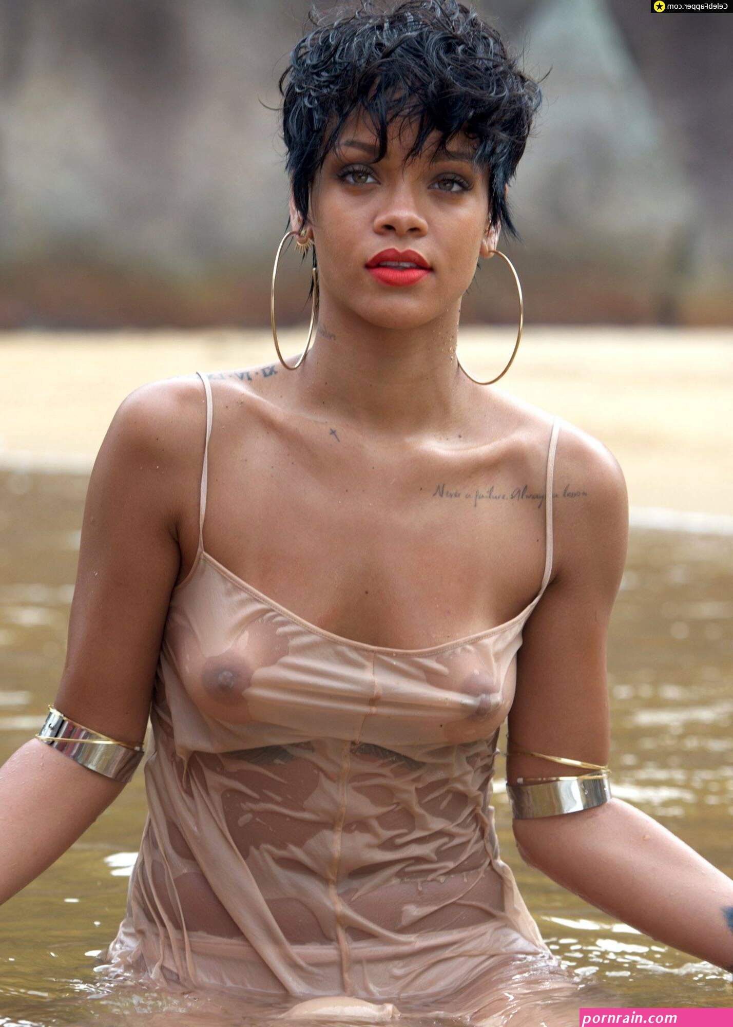 Rihanna Fap Tits Boobs Breast Nipples