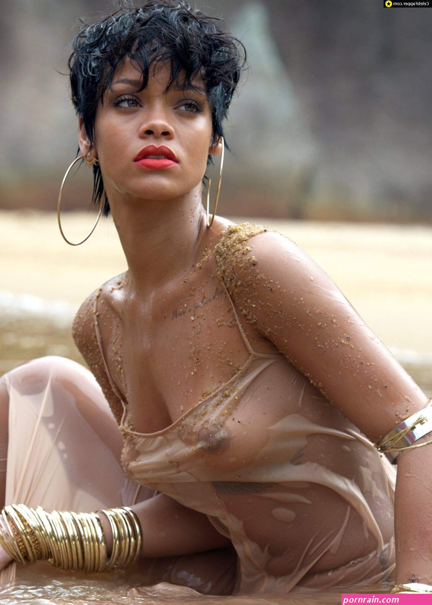 Rihanna Fap Tits Boobs Breast Nipples