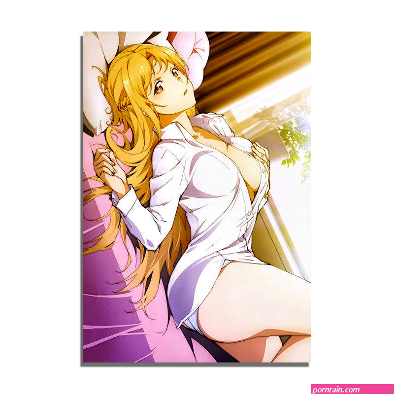 Yuuki Asuna Sexy Anime Girl Poster Sword Art Online Painting Wall Art Print