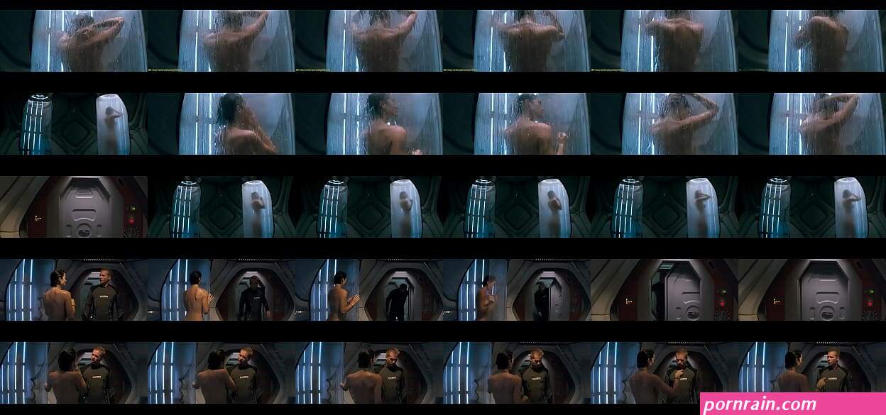 Carrie Anne Moss shower scene in red planet