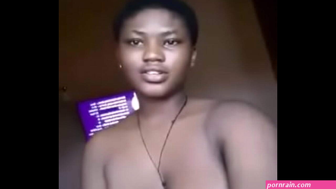 18 year old thick ebony from Ghana with big boobs