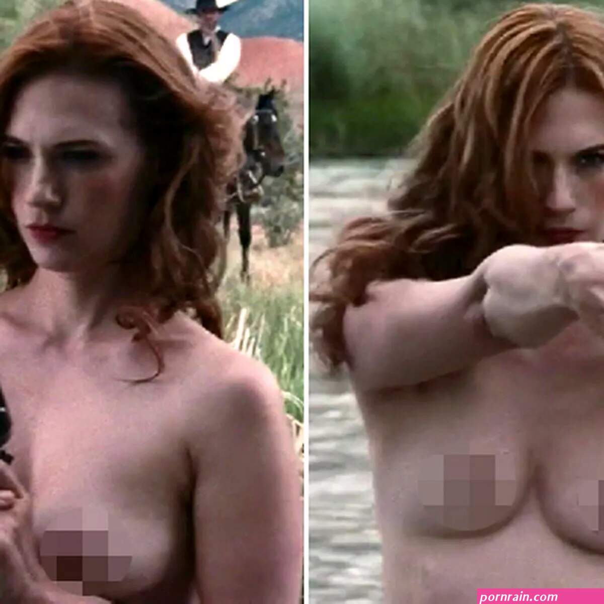 January Jones goes topless for Sweetwater