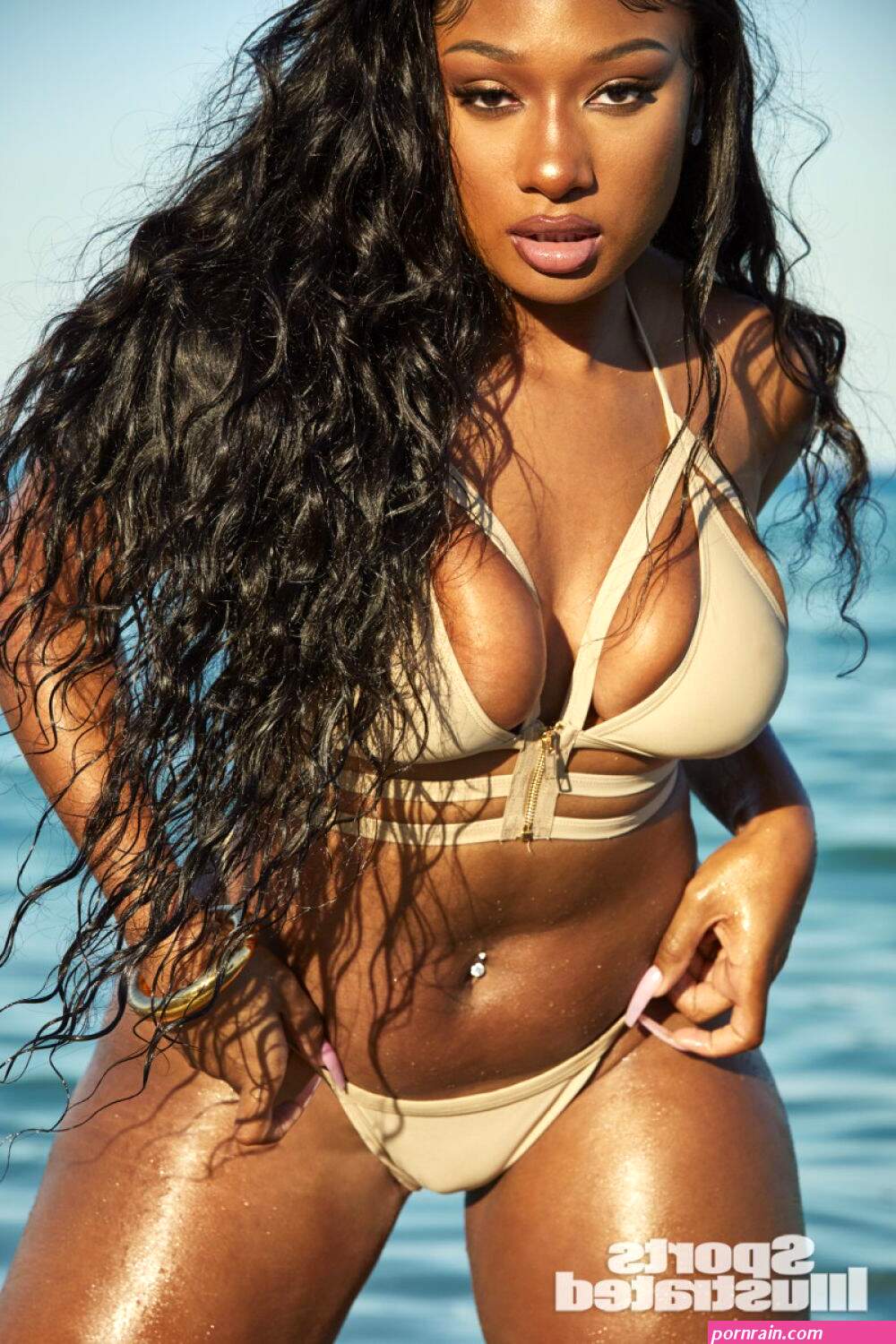 MEGAN THEE STALLION in Sports Illustrated Swimsuit 2021