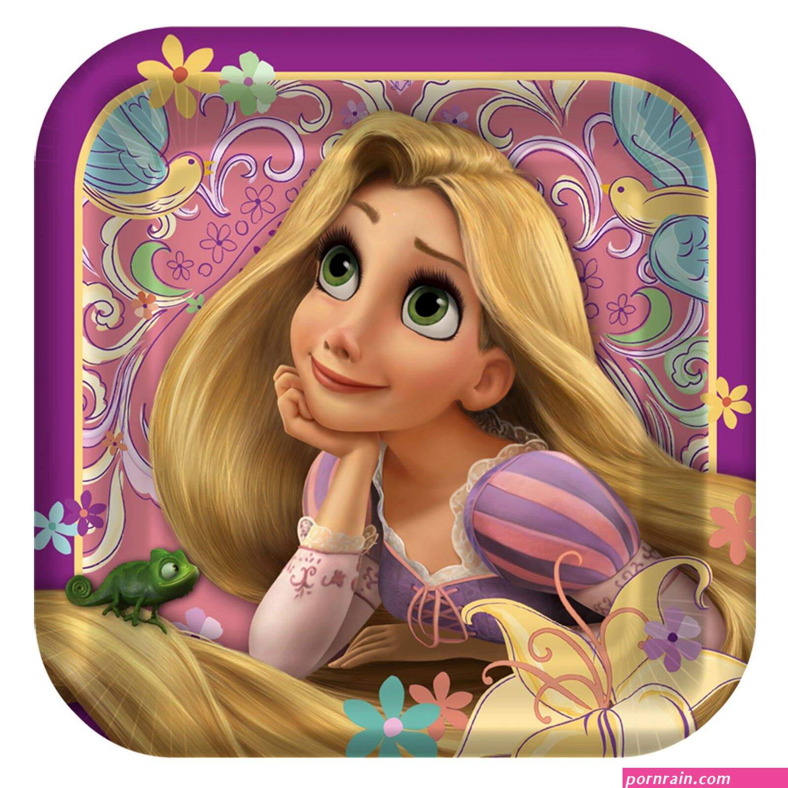 Disney Tangled Square Dessert Plates