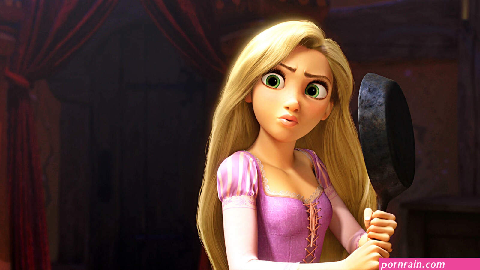 Download Angry Disney Princess Rapunzel Wallpaper