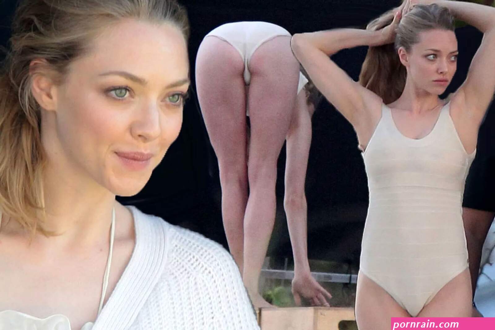 Amanda Seyfried poses on the second day of her photo shoot