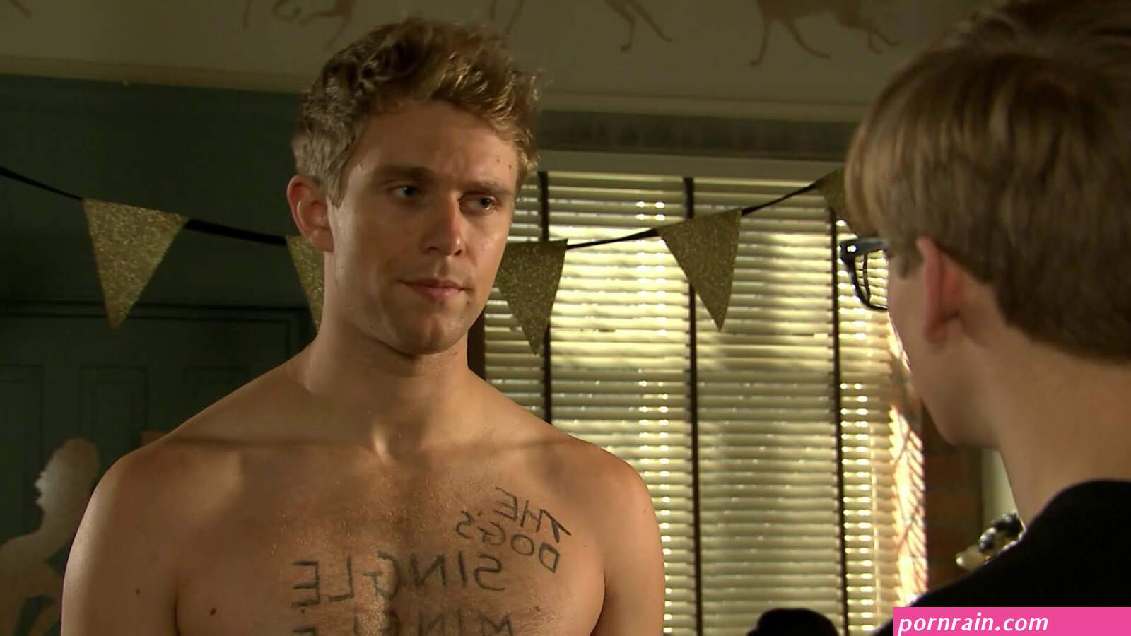 Hollyoaks off the Charts: Jared Garfield Shirtless