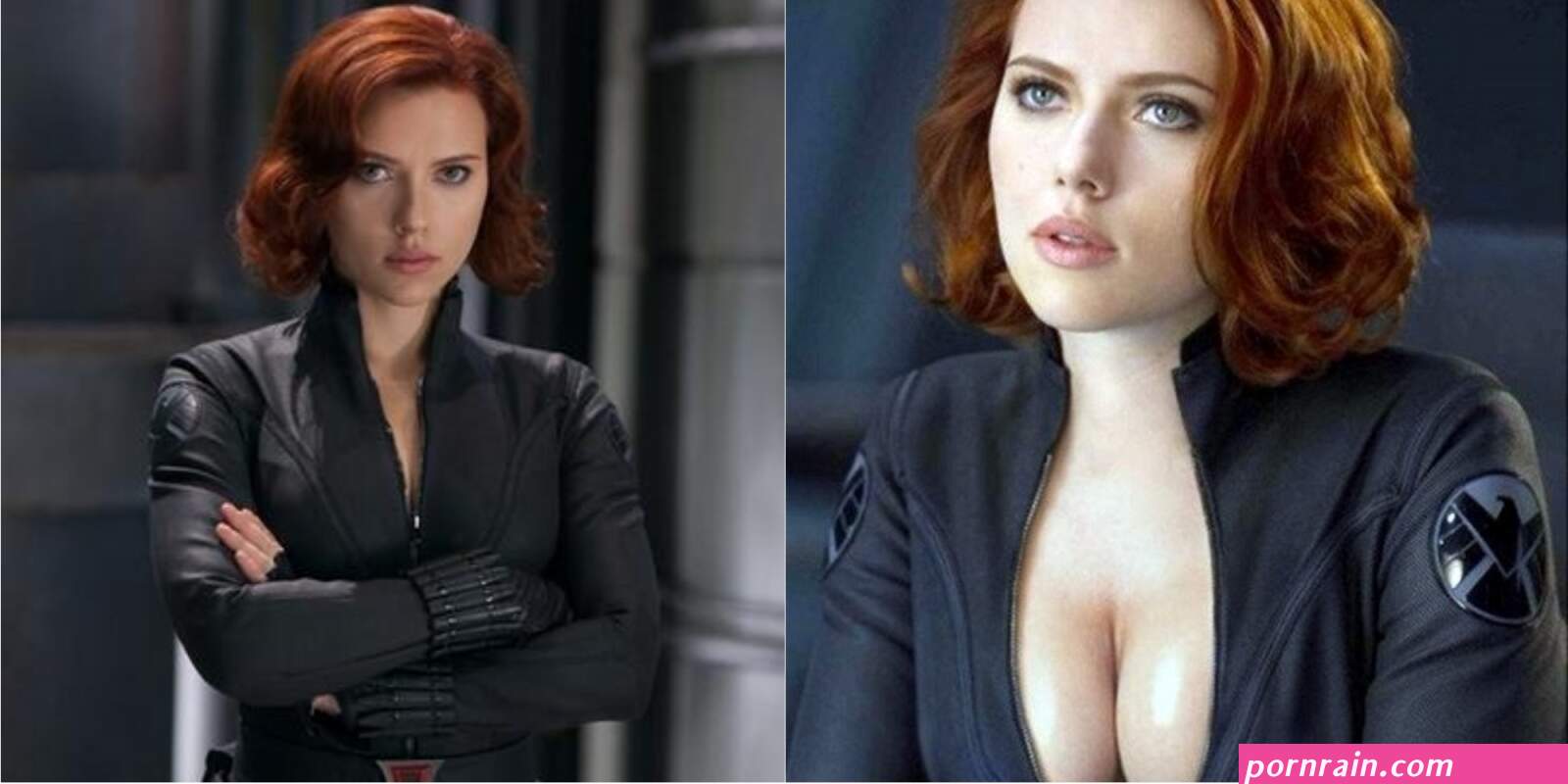 Black widow cleavage