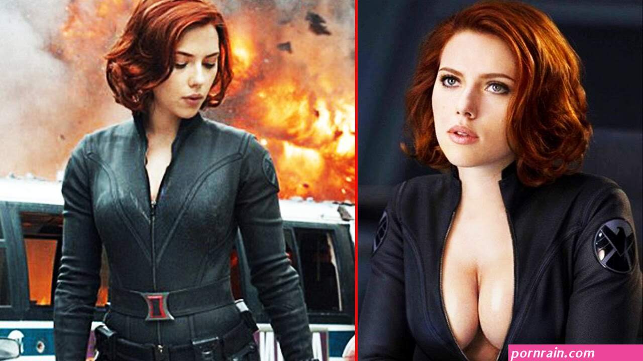 Black widow tout nu
