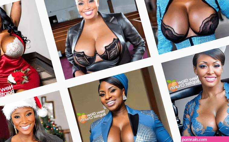 Church with no dress code advertises women with big breasts to attract men to church