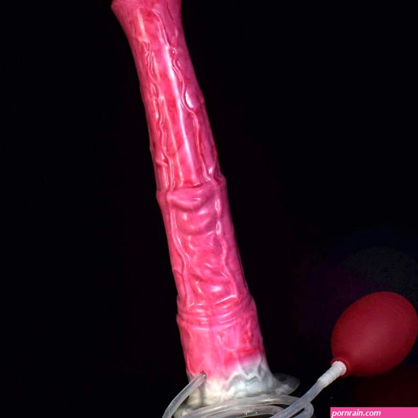 Ready for Fulfilling Ride with Ejaculating Horse Dildo?