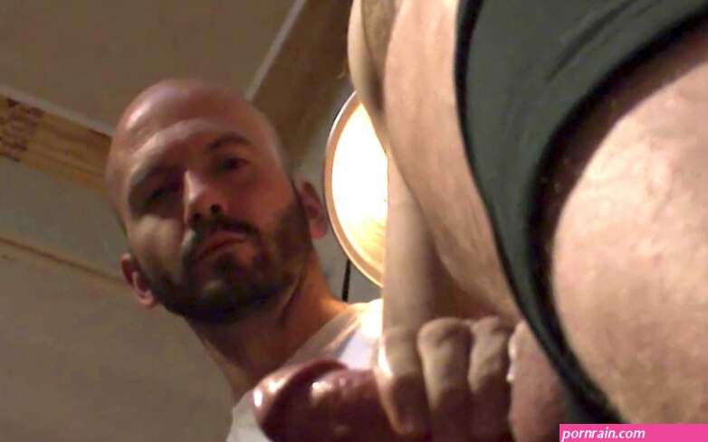Glory-hole gang gay porn video on Mistermale