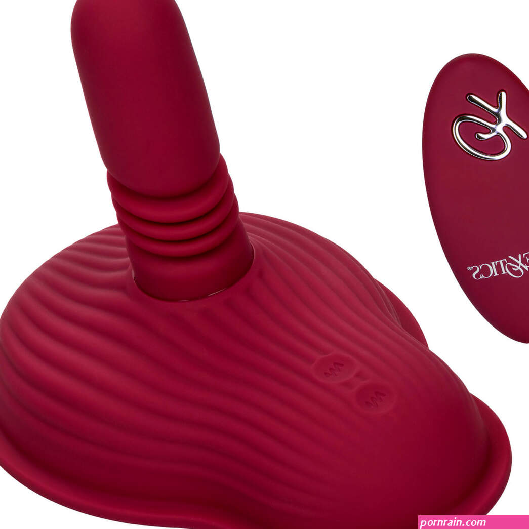 Dual Rider Thrust Grind Silicone Rechargeable Grinding Vibrator With Remote By CalExotics
