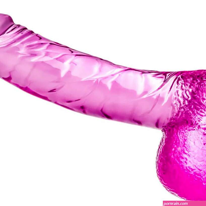 Naturally Yours Ding Dong Jelly Dildo with Balls 5.5 Pink
