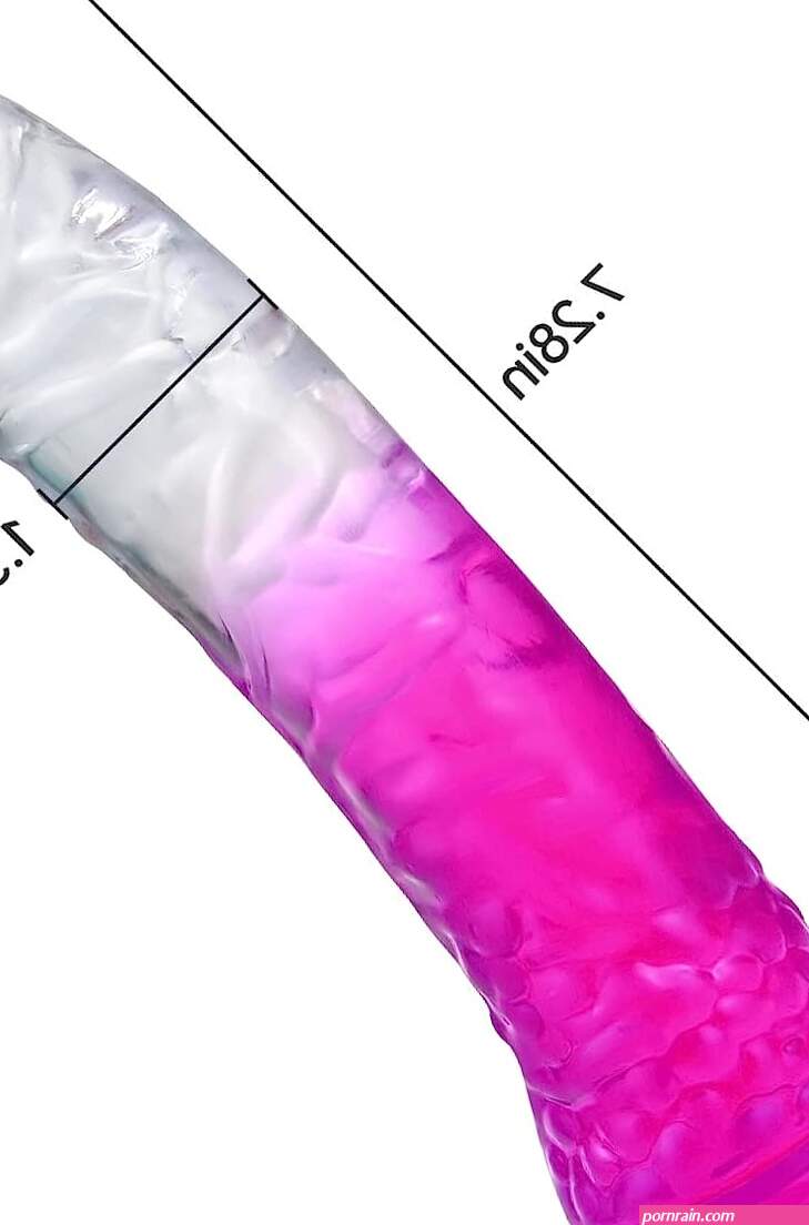 Buy Size Queen 8 Inches Purple Transparent Jelly Dildo For Women Online in India