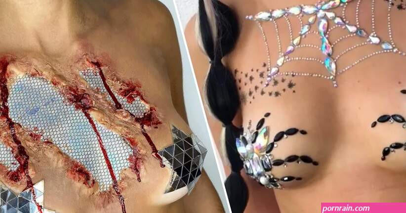 Halloween boobs are back so get the glitter and glue out