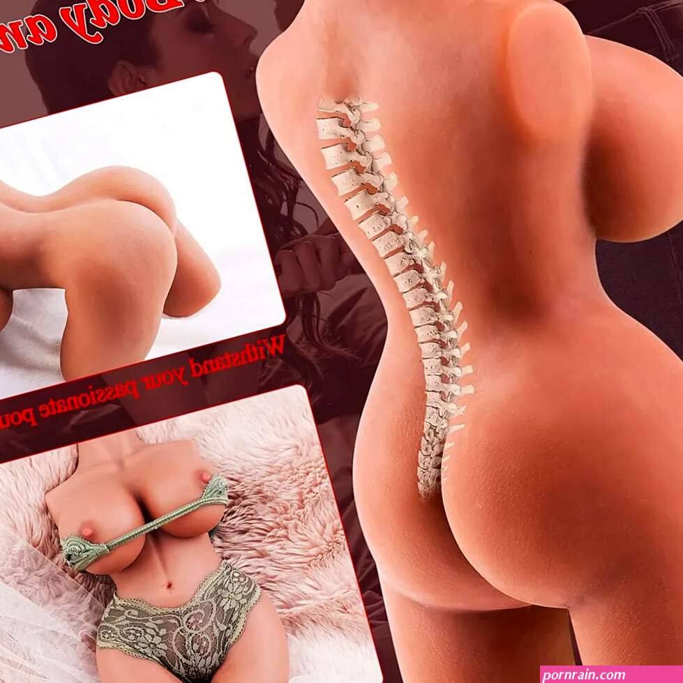 3in1 Real Sexdolls Male Masturbator Torso Pocket Pussy Sex Toys for Men