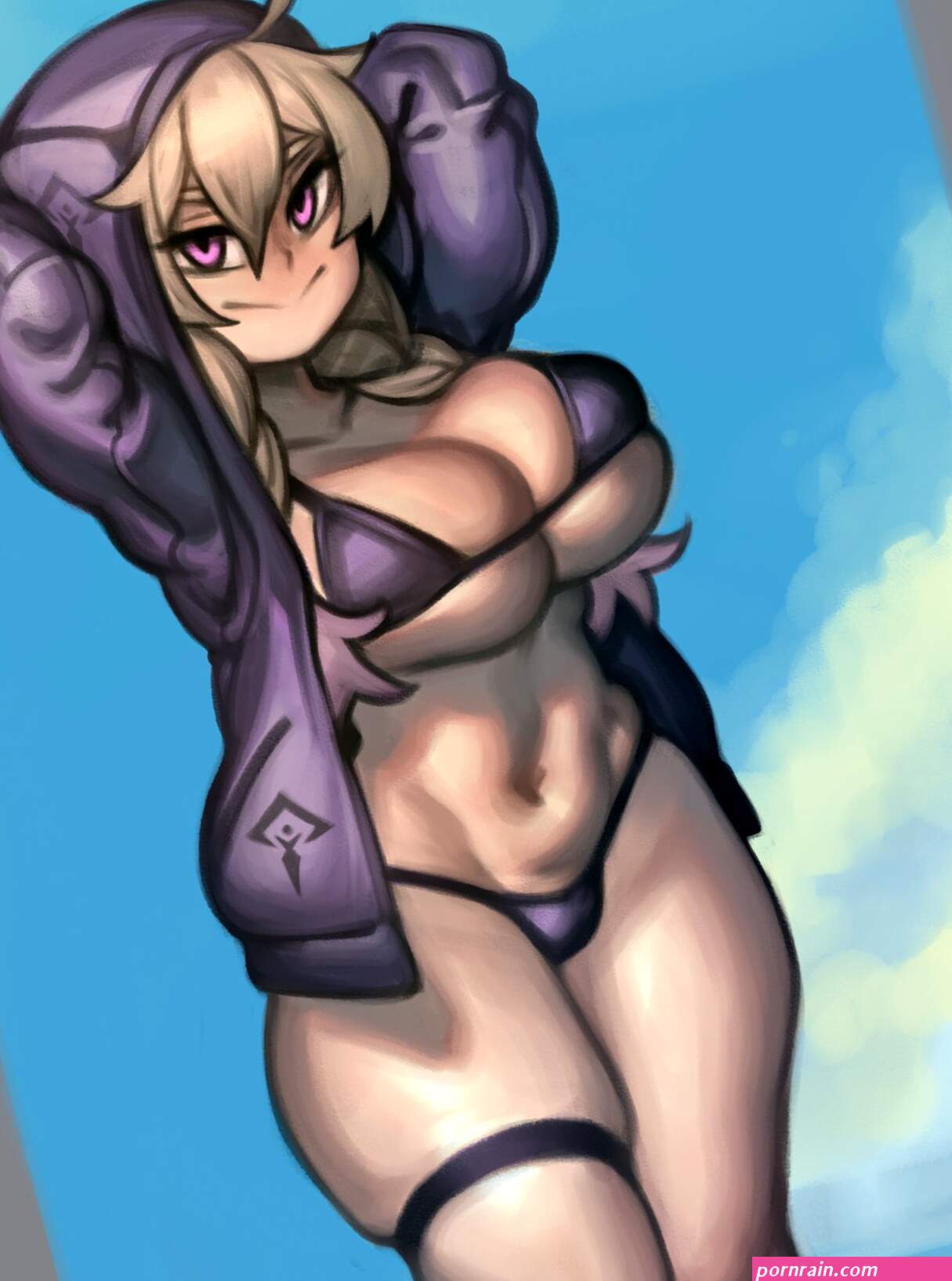 KelvinHiu on X: Violet on the beach