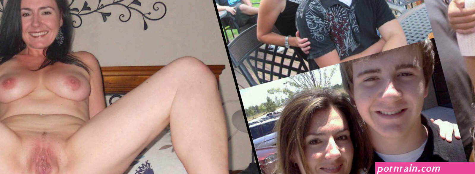 Real mom son collage