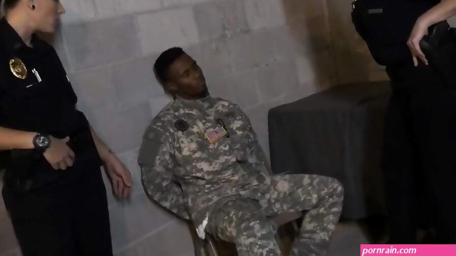 Military milf and gangbang Fake Soldier Gets Used as a Fuck Toy