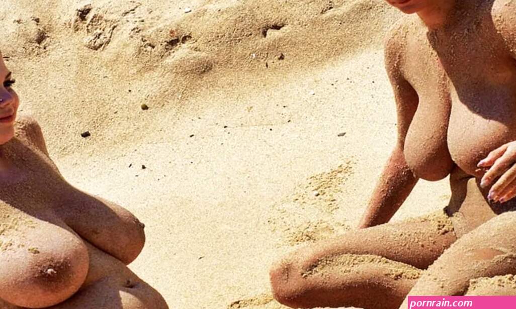 Huge beach titties