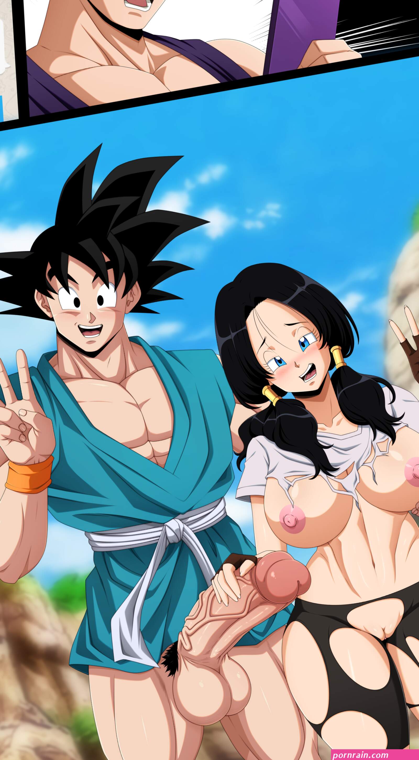 Post 5405072: DKIR DragonBallseries SonGohan SonGoku Videl