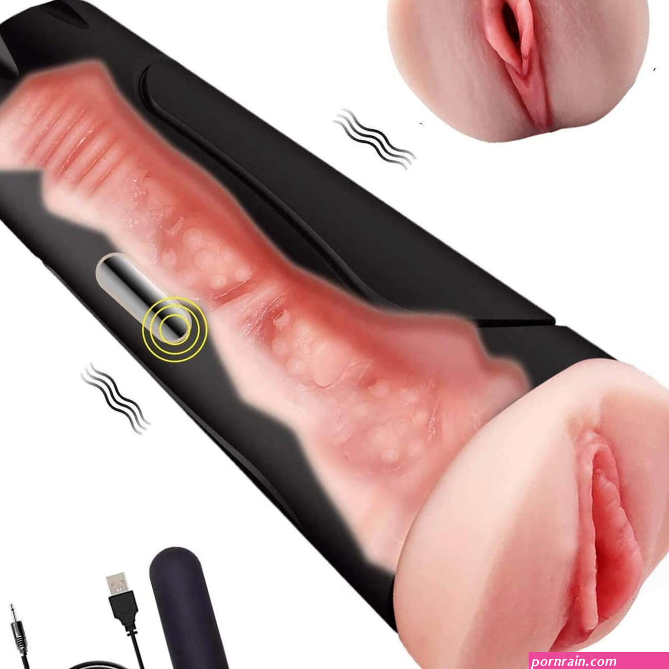 OPK Handheld Squeezable Pocket Pussy