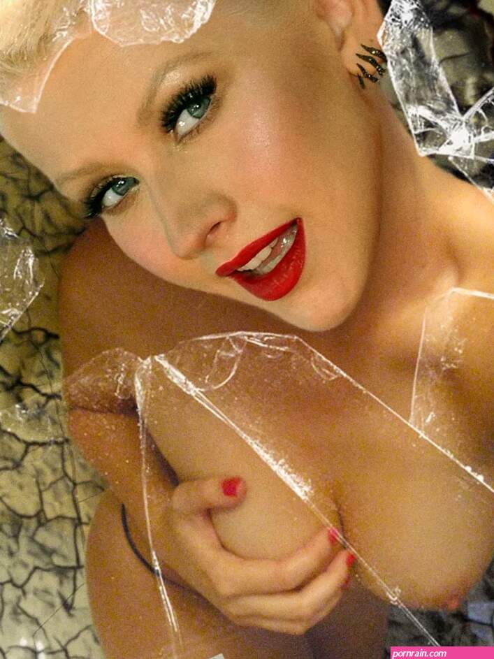 Christina Aguilera Horny Boobs Squeezed Naked 002 Celebrity Fakes 4U