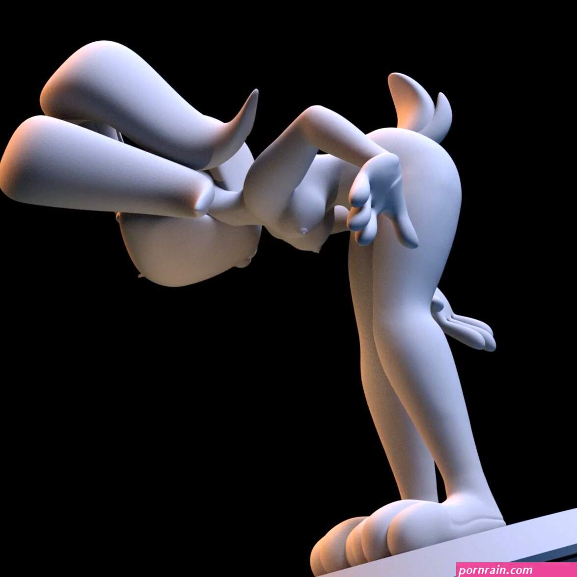 NSFW Resin Miniature: Lola Bunny Fanart Unpainted Miniature: