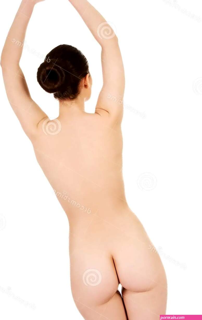 Mujer Desnuda Con Sus Brazos Para Arriba Imagen de archivo